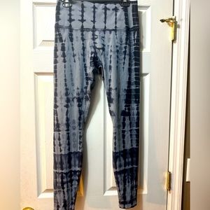 Lululemon Vert Shibori Magnet Black Wunder Under High-Rise Tight 28" sz 10